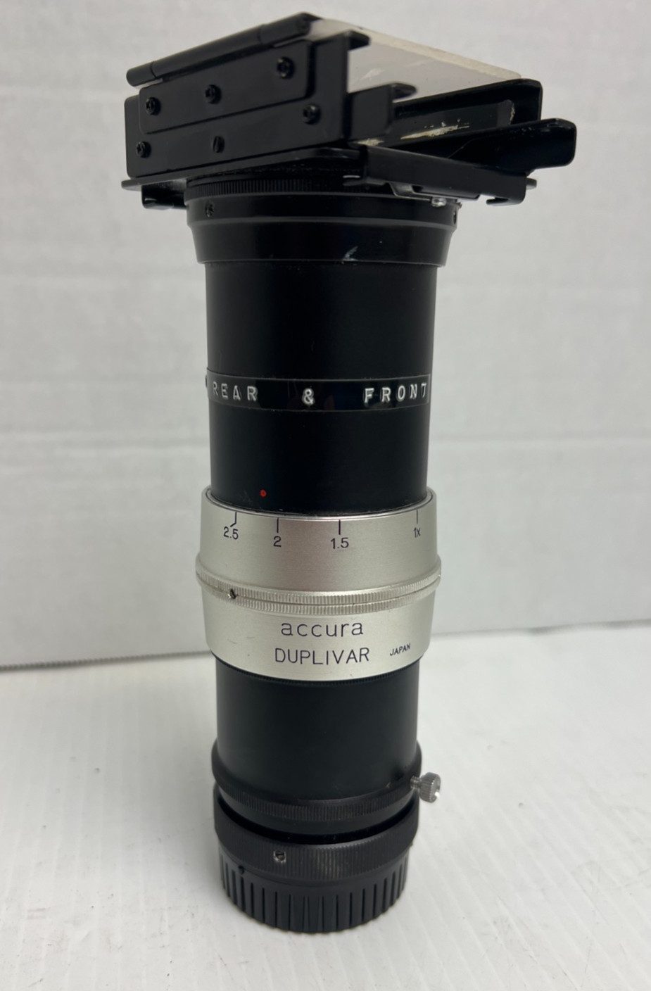 Vintage 35mm SLR Accura Duplivar Variable Magnification Slide Duplicator