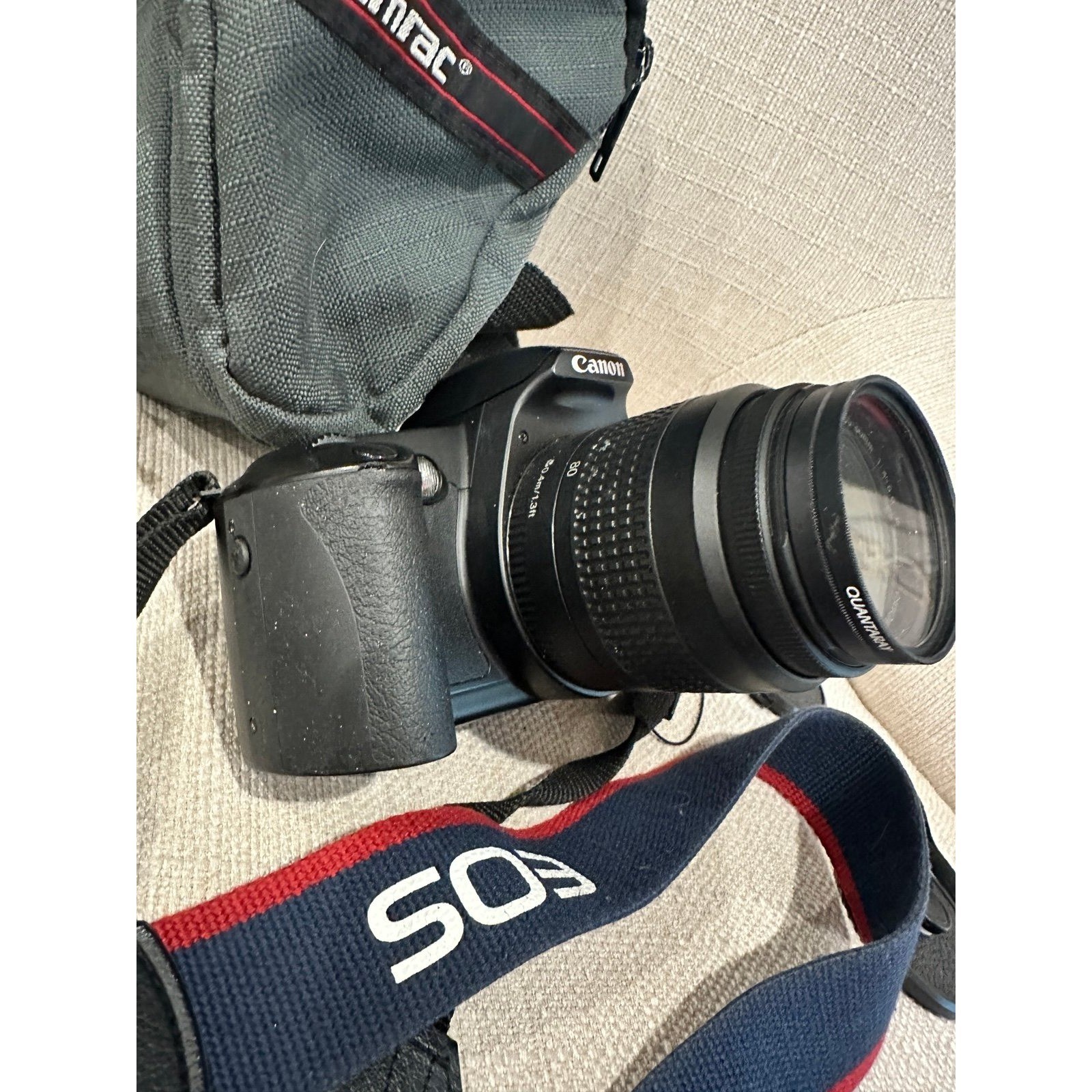 Vintage Canon EOS Rebel G Camera and case 1990’s PARTS ONLY