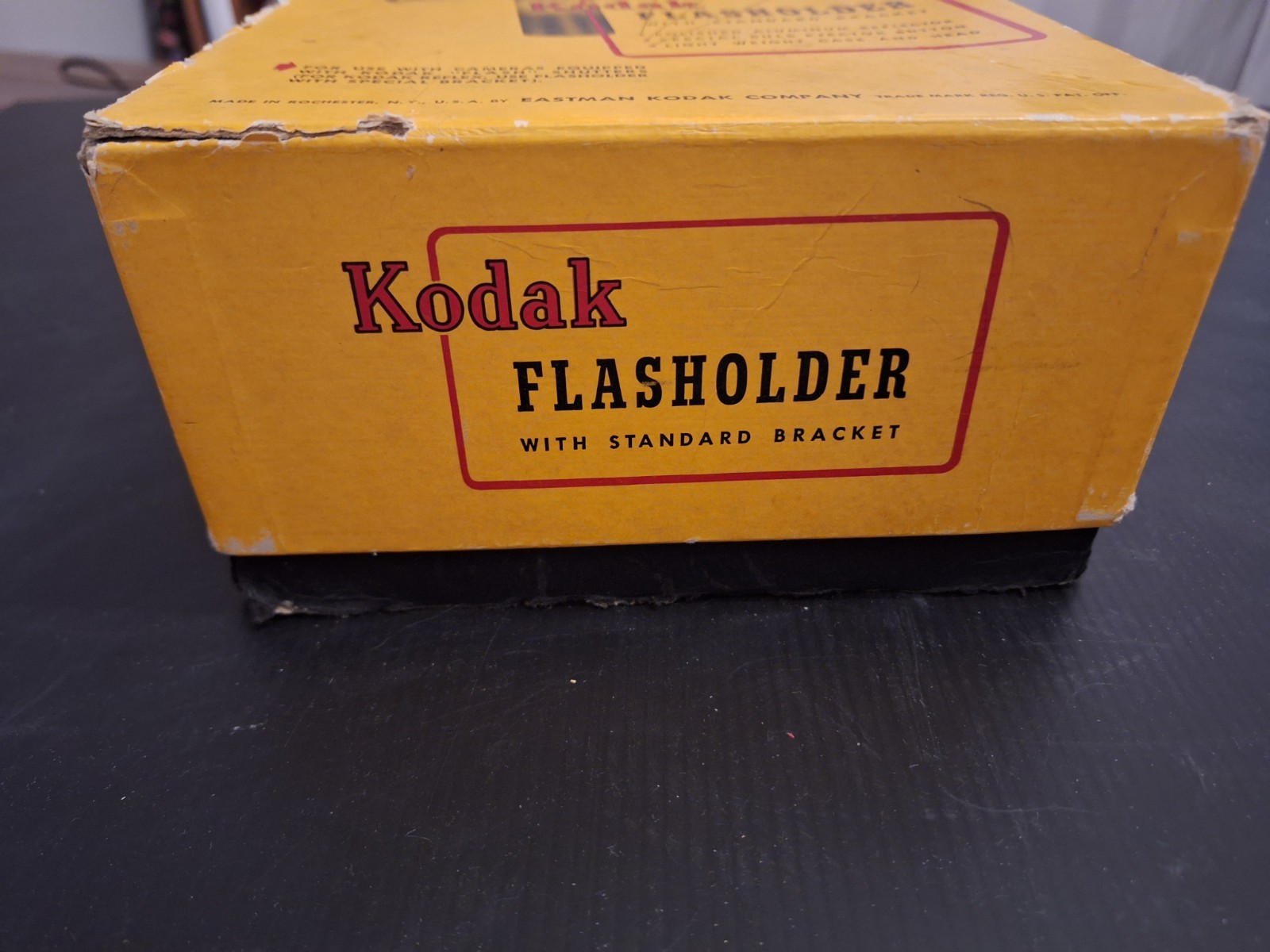 Vintage Kodak Flash Holder With Bracket for Kodak Reflex Original Box