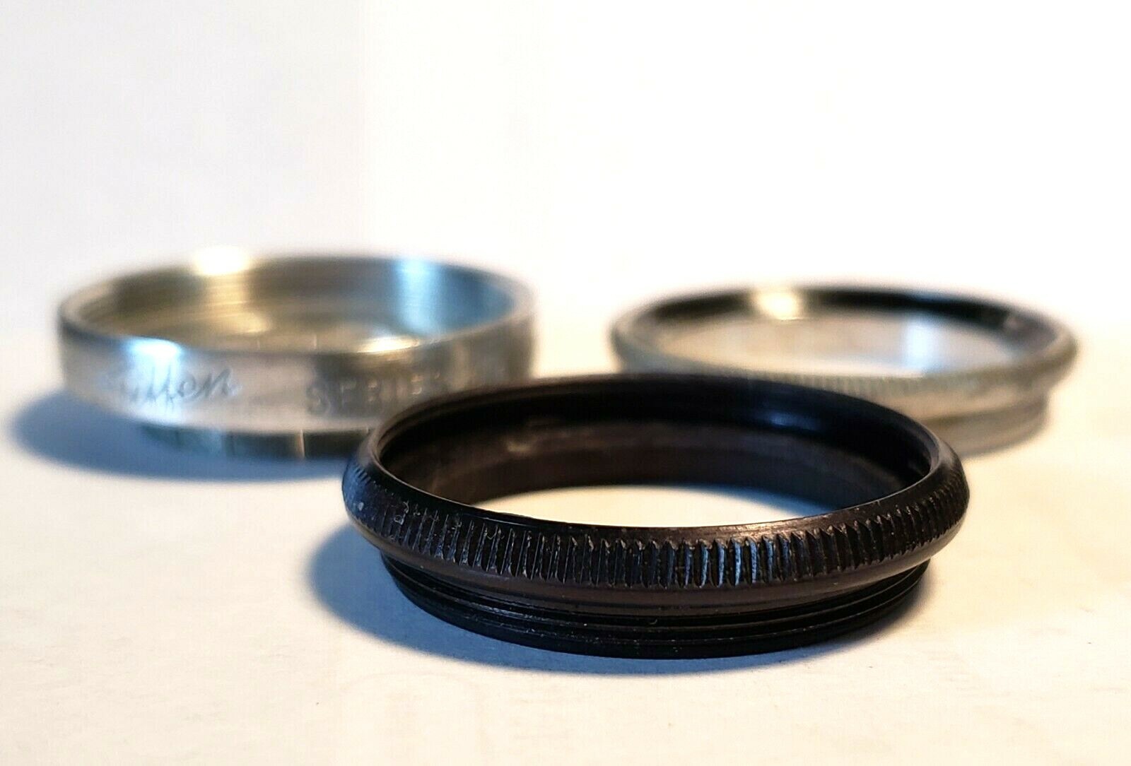 Vintage Tiffen 24 mm Ring Adapter, Retaining Ring & Gasket, 3 Pc Set, Series 5