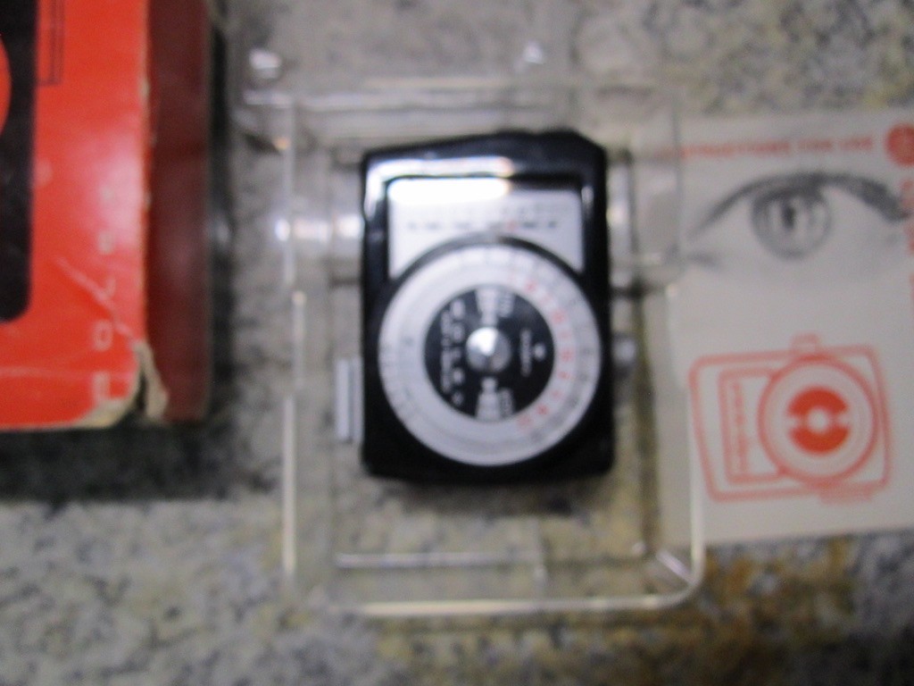 GOSSEN EXPOSURE LIGHT METER With NEW BATTERY for BOLEX 16MM MOVIE CAMERA WORKING
