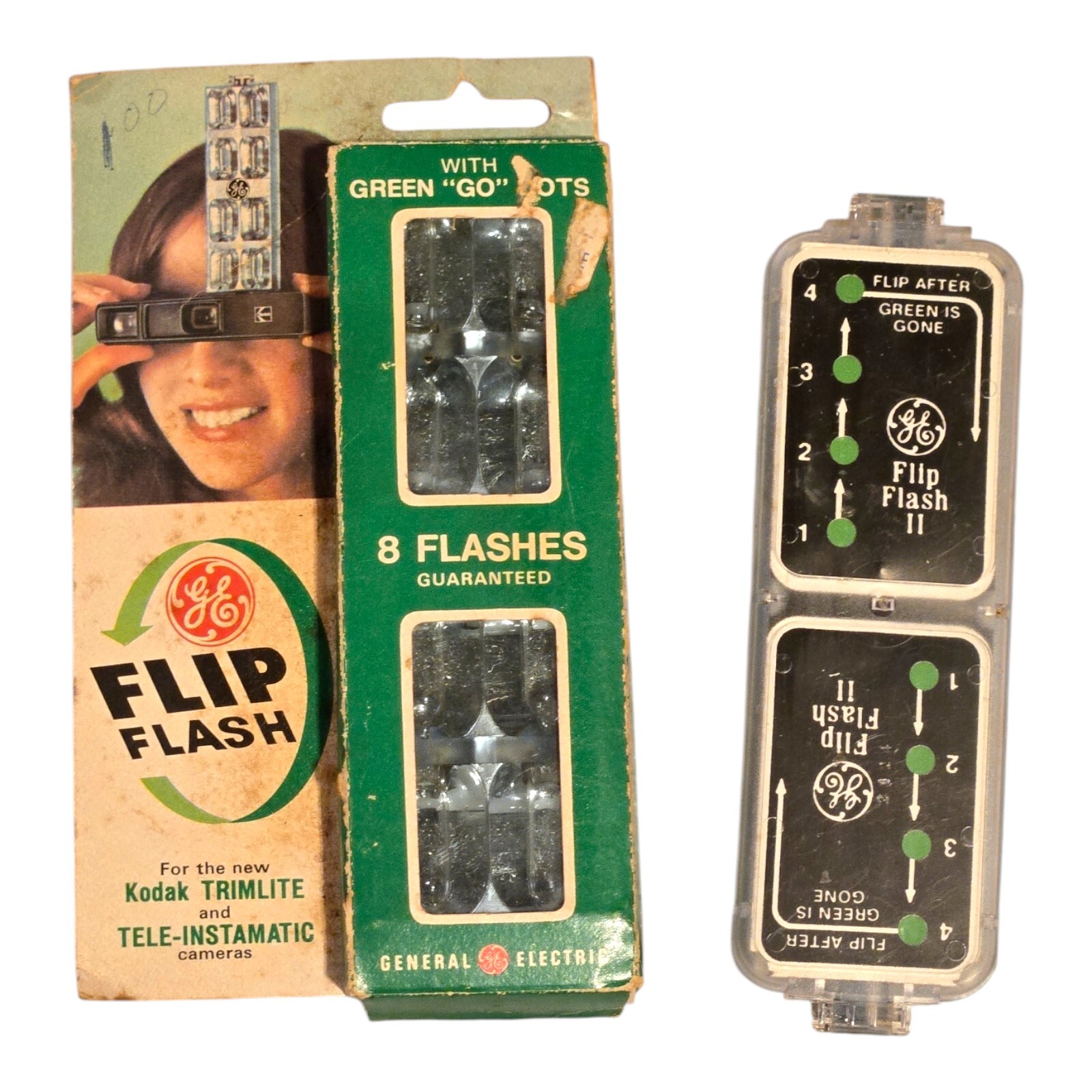 Vintage GE 16 Pack Flip Flash II Twin Pack Camera Flash Bulbs ￼