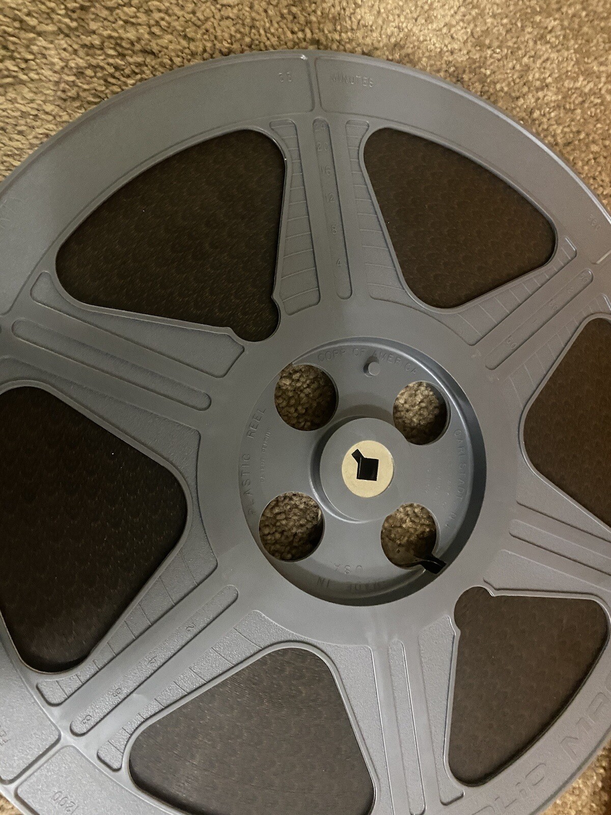 PlioMagic Plastic Film Movie Reel1200 Ft -33 Minutes 16mm With Life On the Run