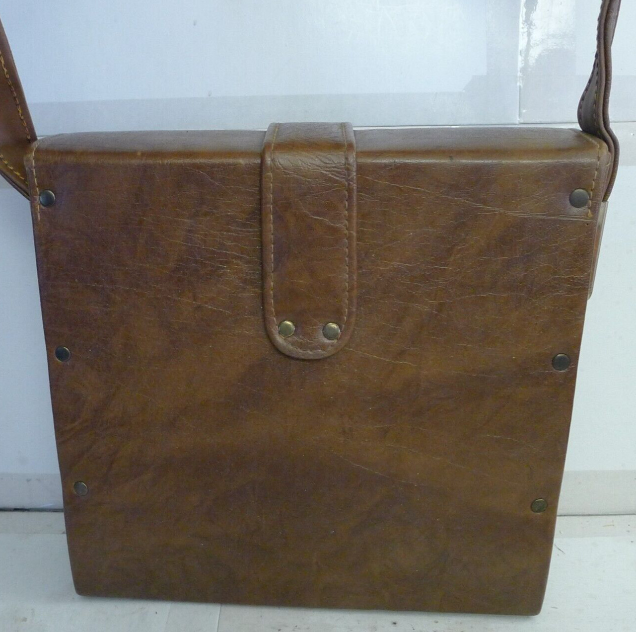 Camera Compartment Tan Case for Polaroid Folding SX-70 Camera & Accessories P73