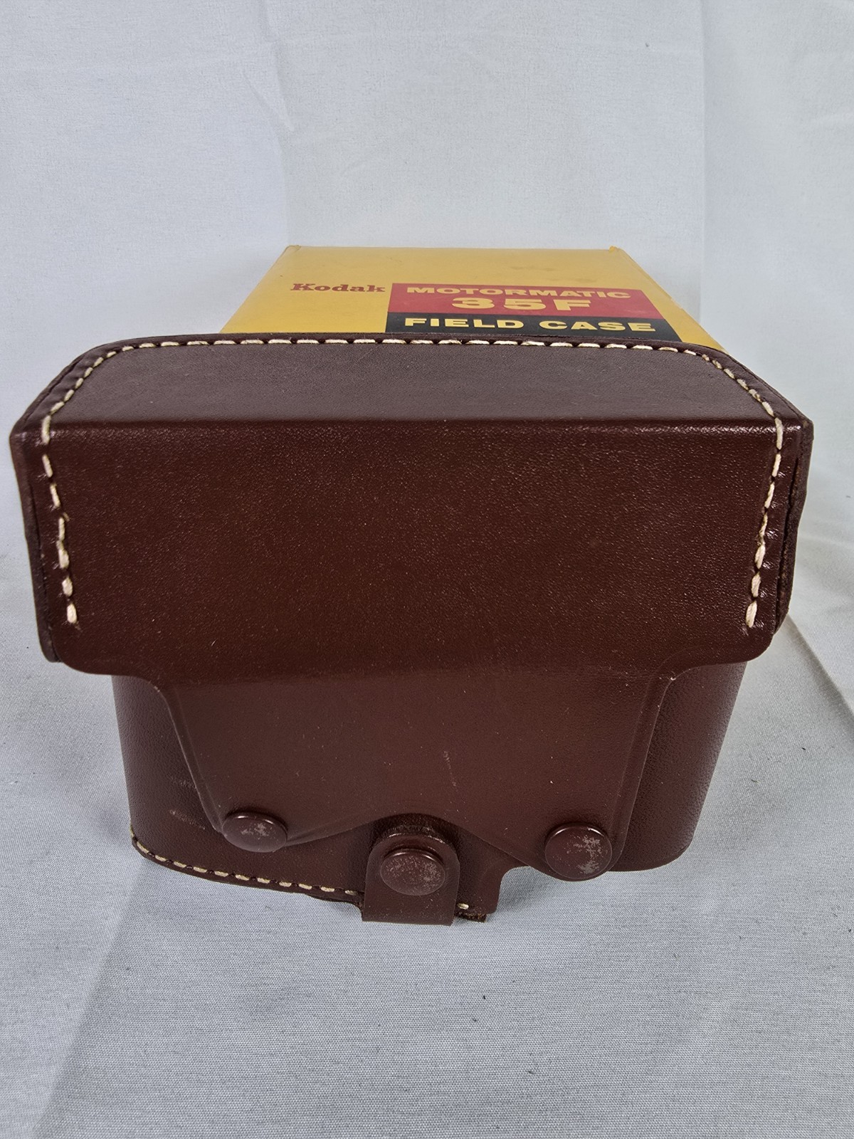 KODAK MOTORMATIC 35 CAMERA HARD LEATHER FIELD CASE VINTAGE NOS NEW!