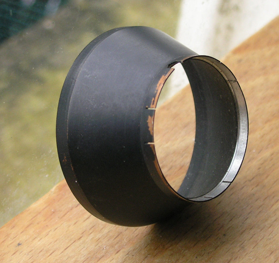 32mm push fit slip on shade lens hood lightweight small gb