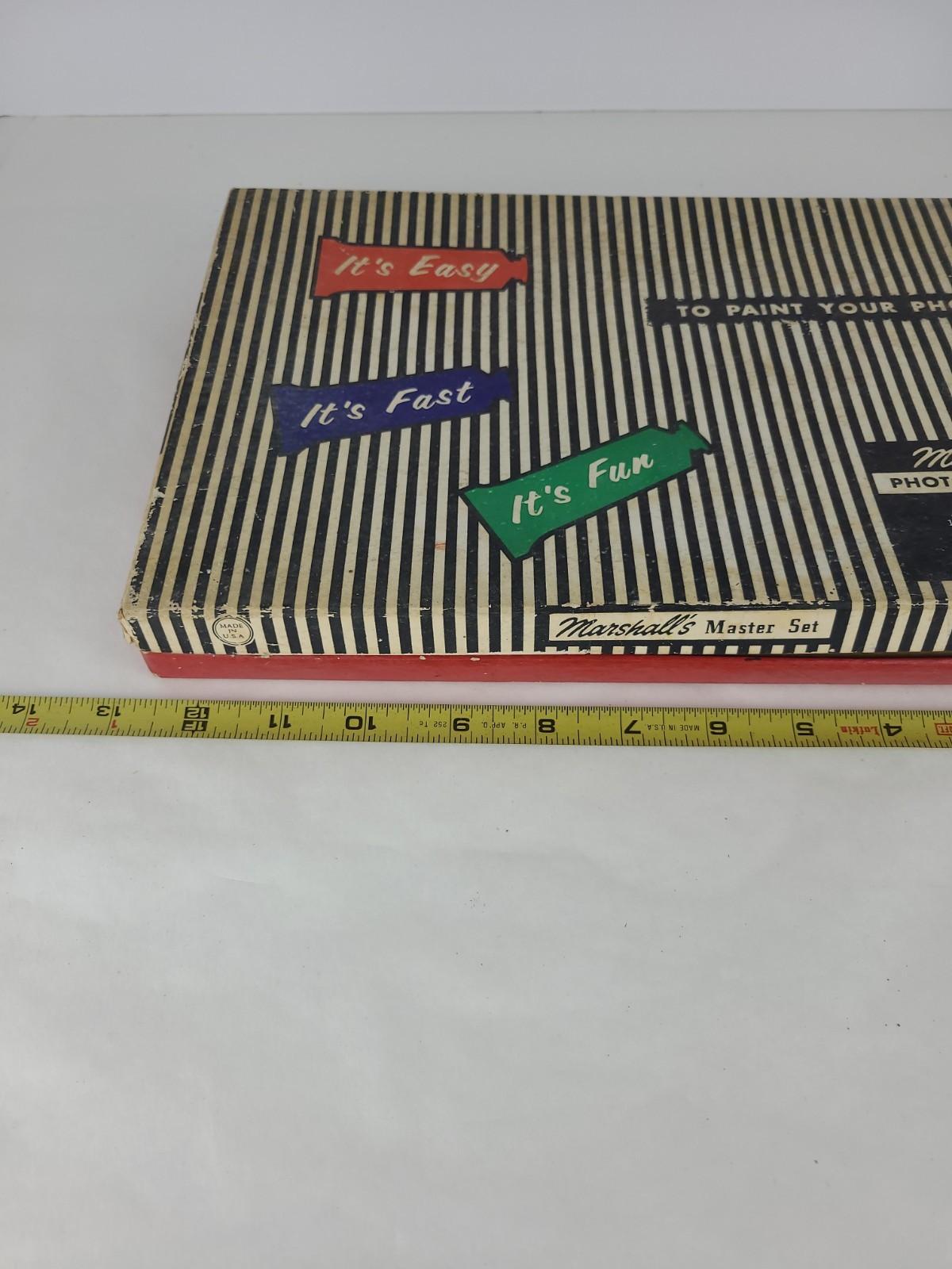 Vintage Marshall’s Photo Oil Colors Art Kit Hobby Prop – See Photos
