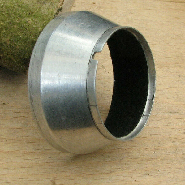 42mm push fit slip on alloy light lens hood zeiss fit 57 x 25