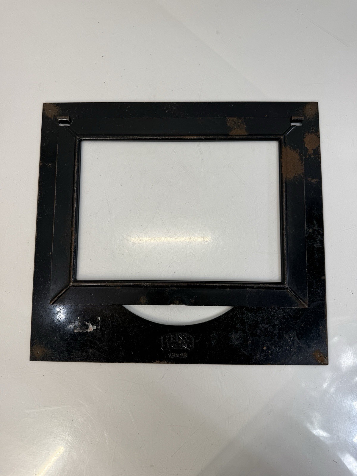 Vintage Zeiss Ikon 13×18 Metal Reducing Adapter Mask Plate Insert Germany