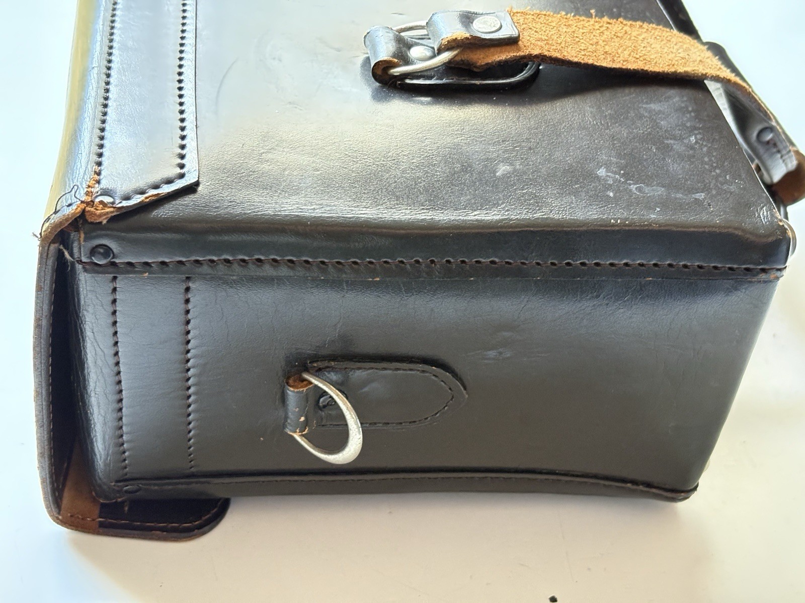 Kalimar Kali Bag Camera Black Leather Case Bag Japan Vintage