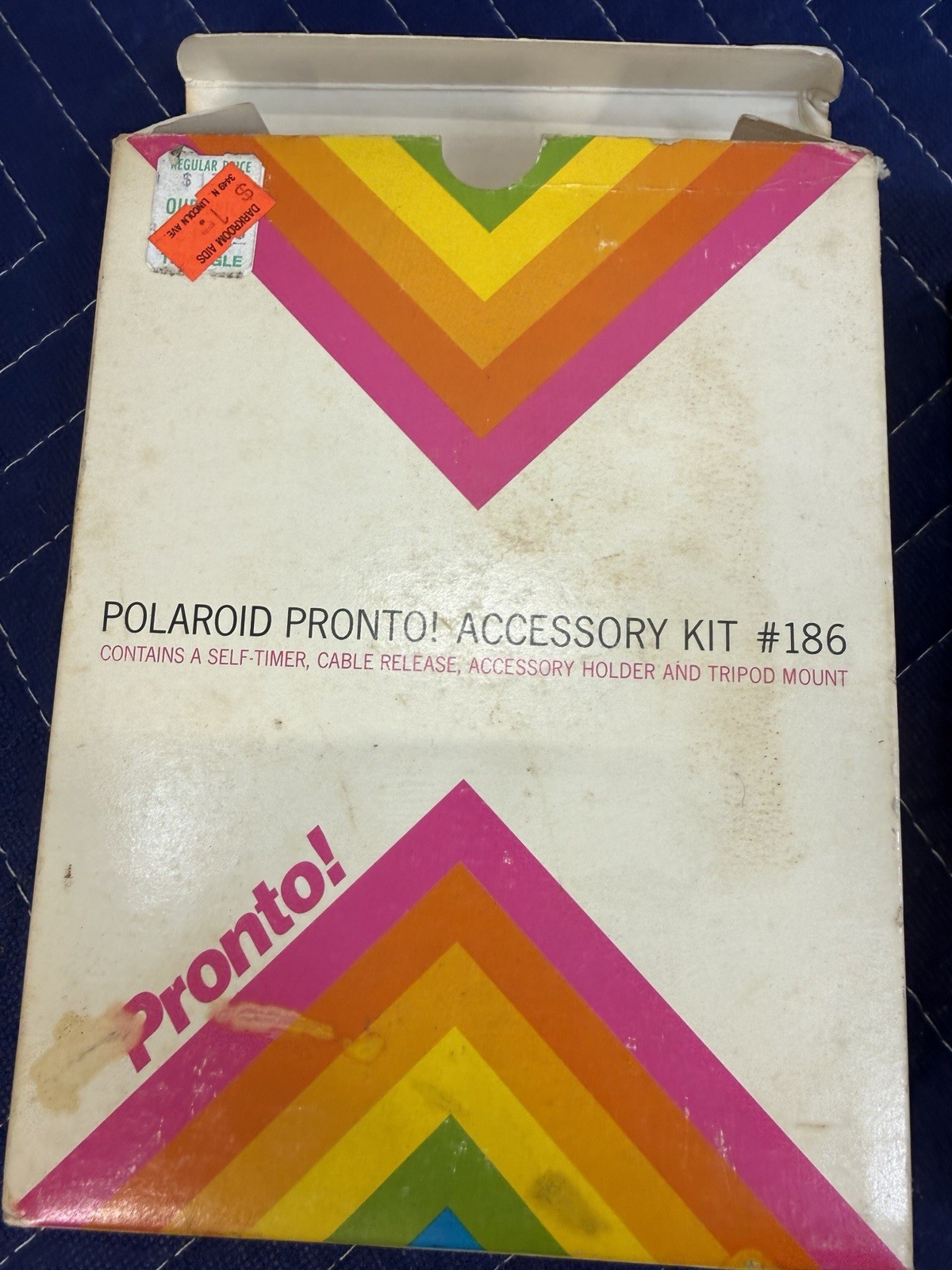 Polaroid Pronto Camera Accessory Set #186 Self-Timer Release Tripod Mount SX-70
