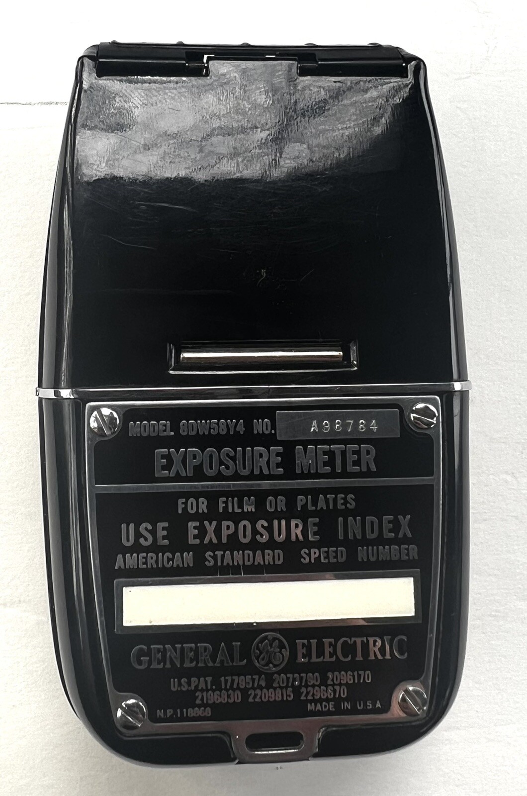 Vintage General Electric Exposure Meter 8DW58Y4 Light Values Photography Working