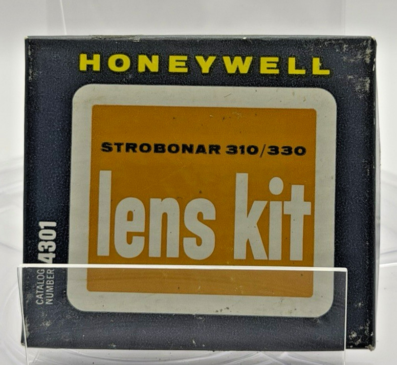 NOS Honeywell Strobonar Lens Kit 4301 for 310/330 Flash – Vintage New in Case