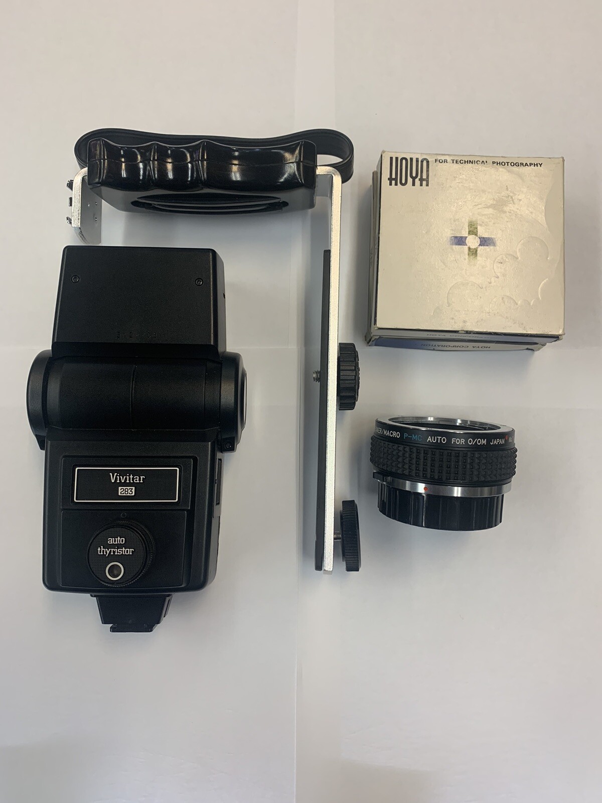 Miscellaneous Camera Accessories Flash/Adapter/Lens As Is Untested