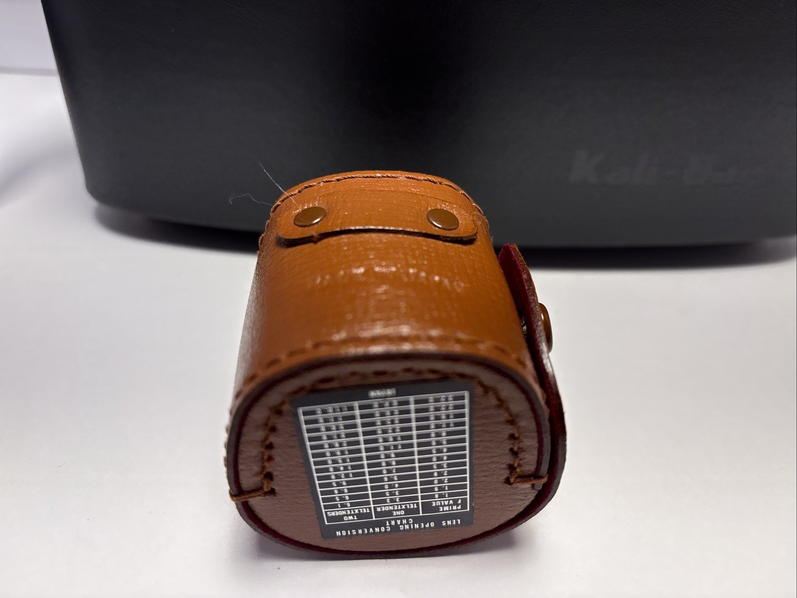 Vintage black leather camera Kali-Bag And Other Camera Items And Ephemera