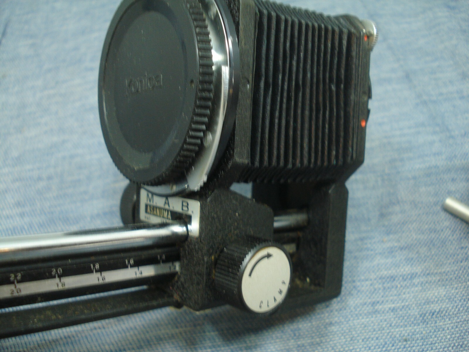 M.A.B Asanuma Japan Macro Sliding Rail Bellows ,Focusing Attachment LQQK!!