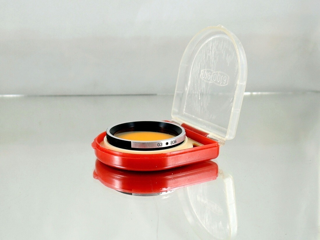 Flexaret G3 B36 Color Filter MEOPTA Genuine Accessories Bayonet Orange TOP