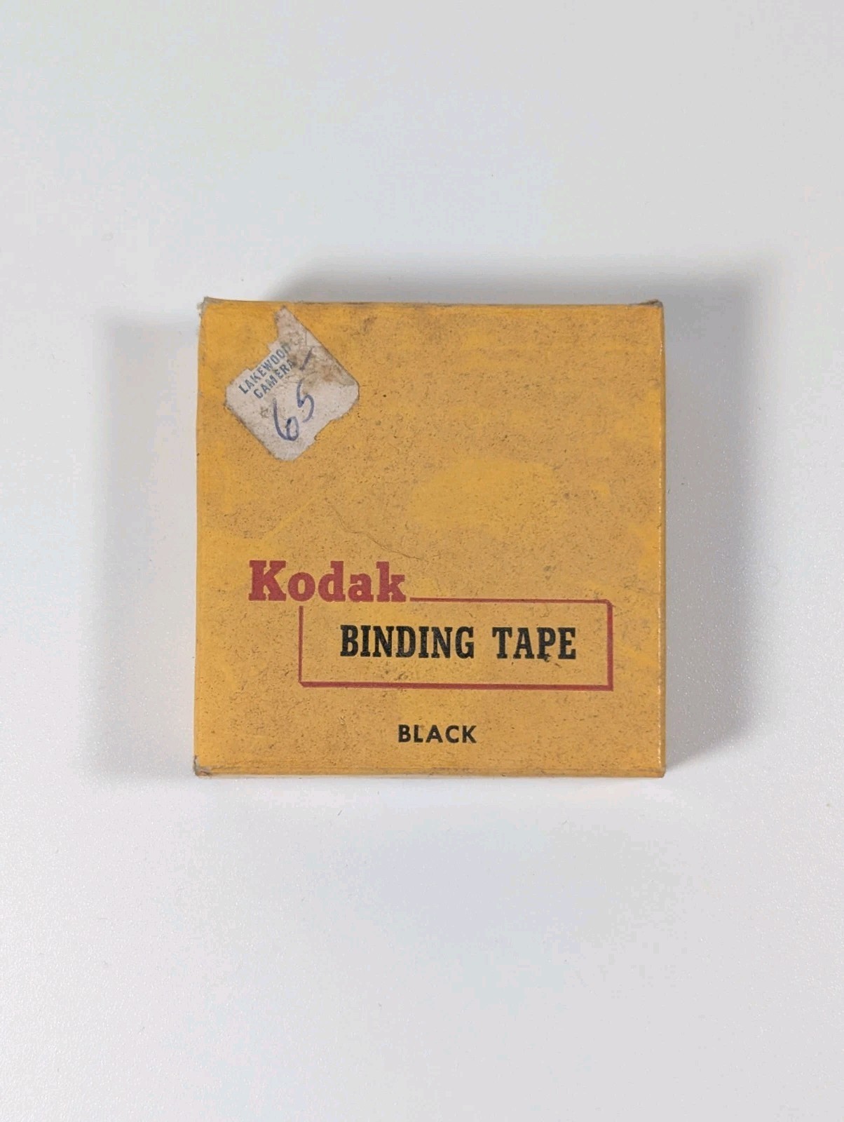 Vintage NIB 1970s Kodak Black Binding Tape Vtg Collectable 10yd 3/8″ Wide