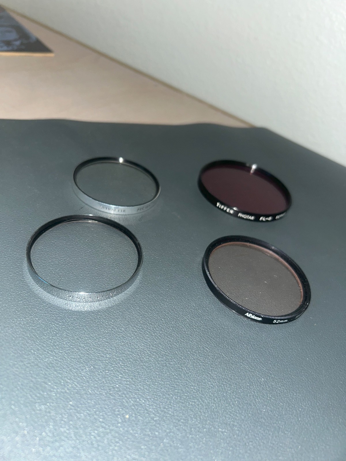 VINTAGE TIFFEN WALZ ALBINAR SPIRALITE SERIES VII SKYLIGHT LENS FILTER LOT OF 4x