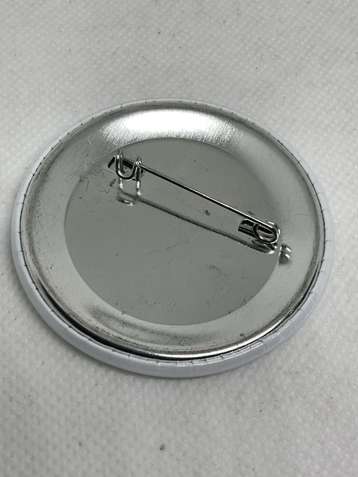 Rare Metal LECIA White Painted Camera Binocular Fan Pin/Badge/Button, 2.19” Wide