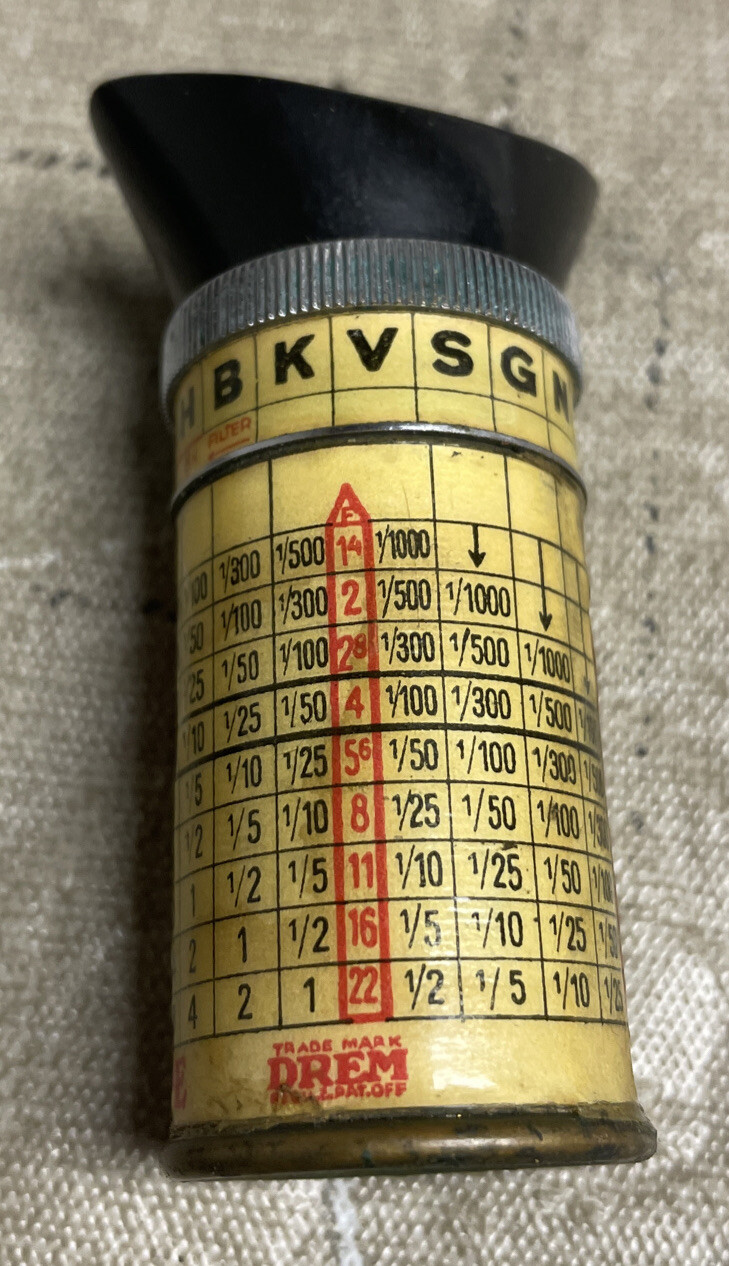 VTG DREM INSTOSCOPE SCHEINER Extinction Meter with Leather Case Made In Austria
