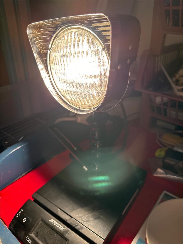 Lotta Lite Controlled Movie Lighting General Electric Uniflood Lamp NOS VINTAGE