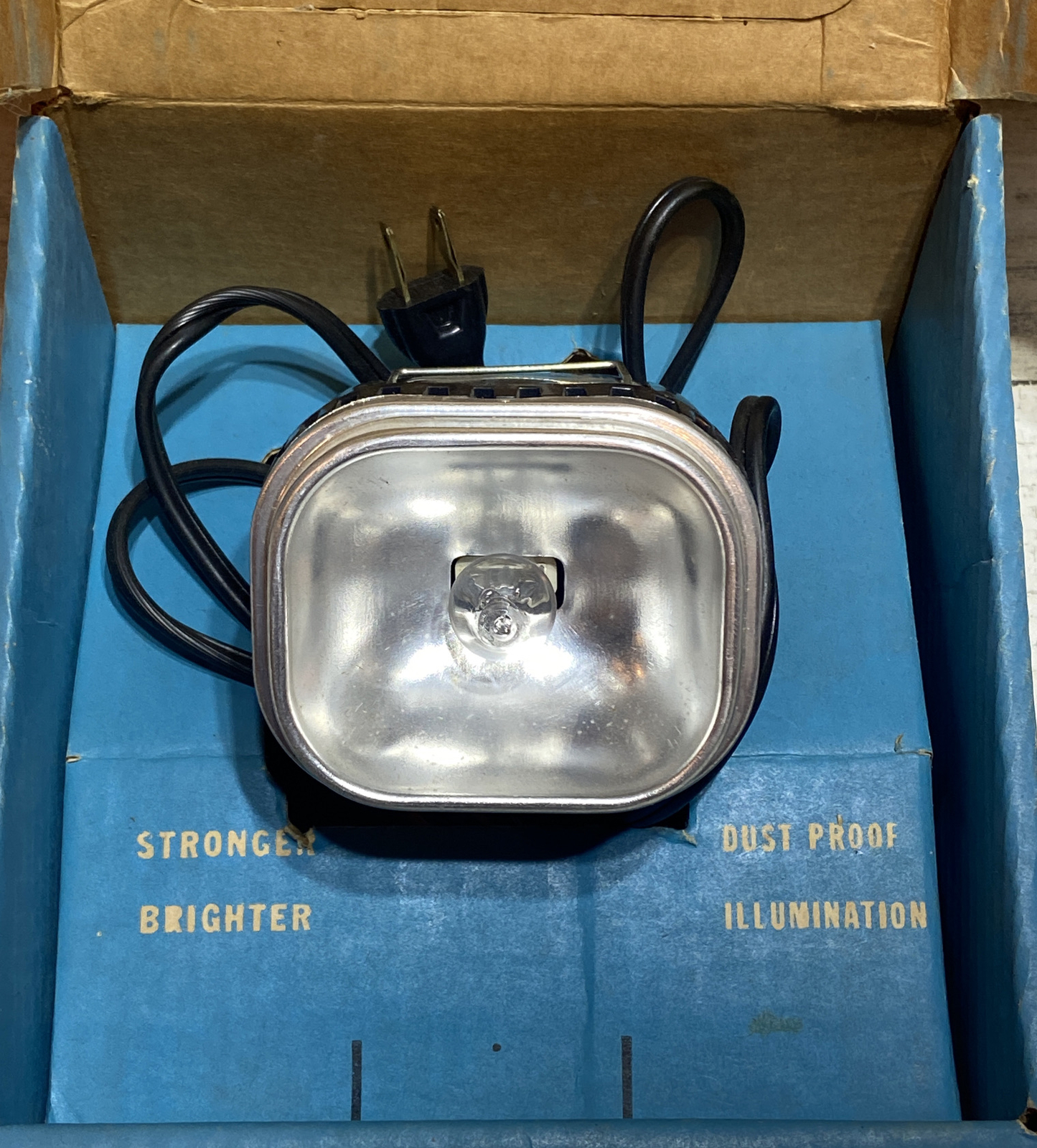 GE Super 8 PRO Movie Light Movielite Zoom Beam Model 75, Needs New Bulb