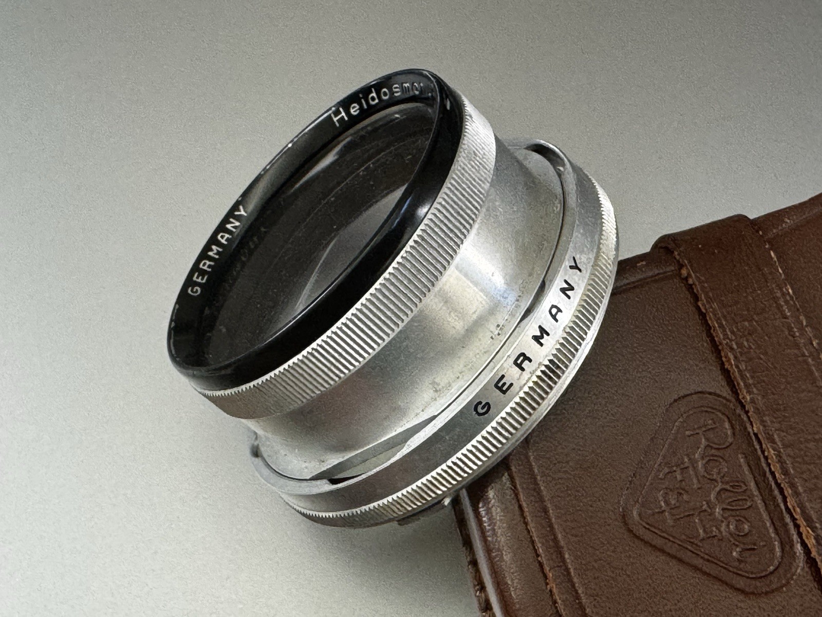 Rollei / Franke & Heidecke – Rolleinar 2 – Bay III ( 3 ) & Original Leather Case
