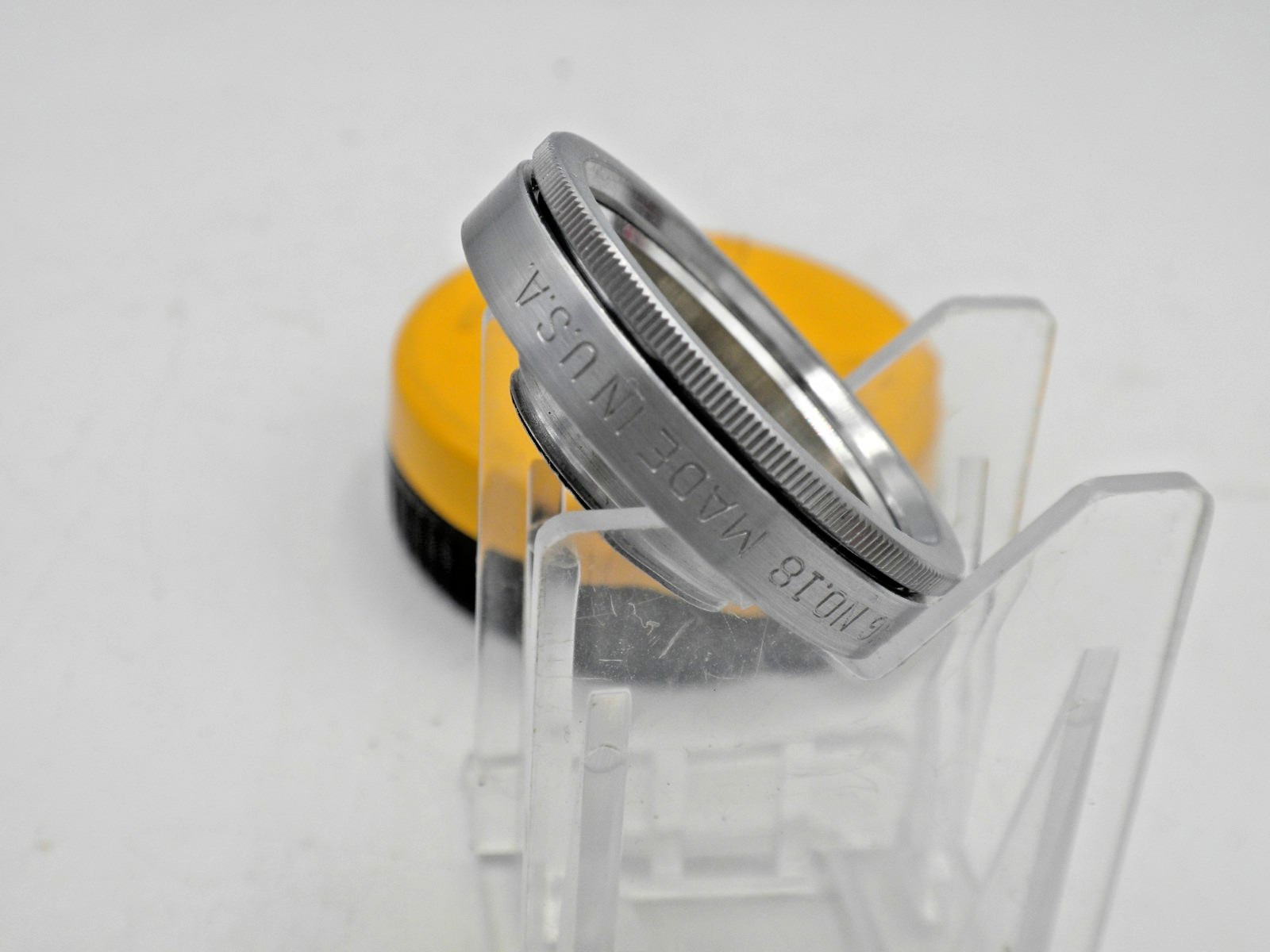Kodak Series VI Adapter Ring Number 18 with Yellow Filter & Kodak Case