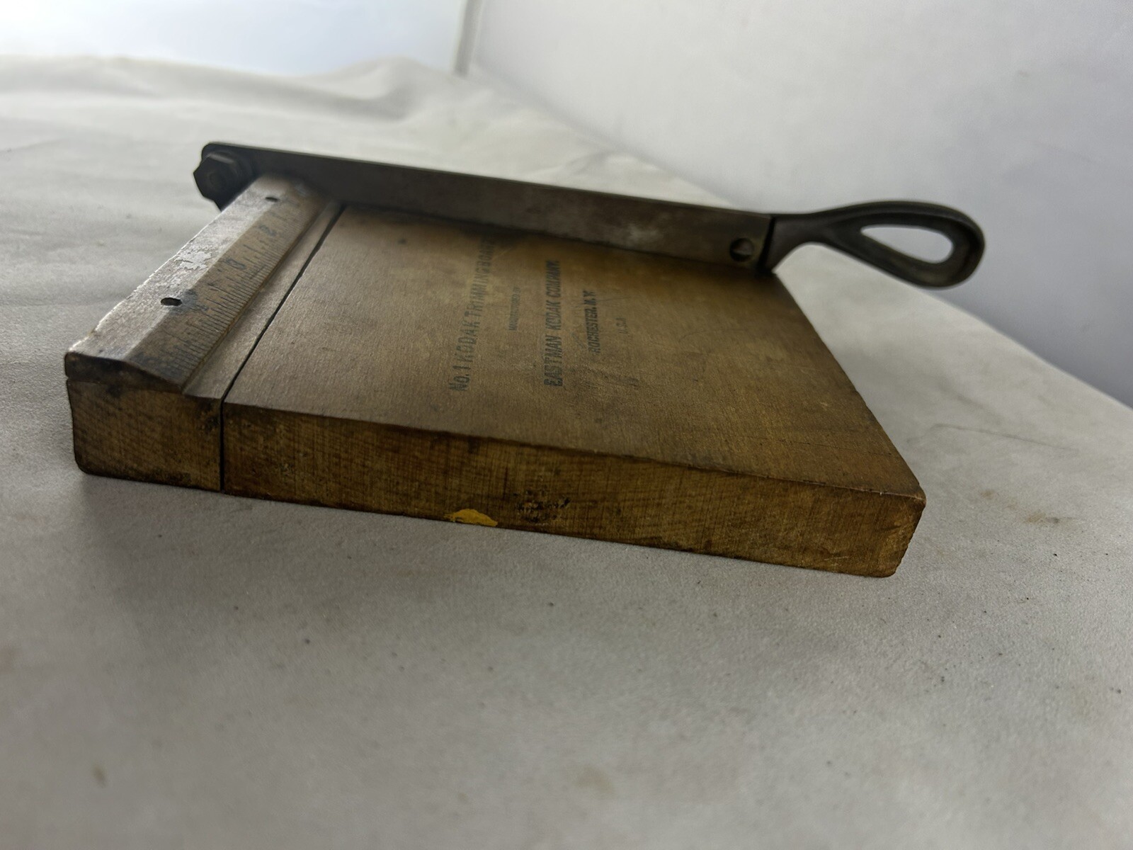 Vintage No. 1 Kodak Trimming Board Wood Negative Cutter Antique Photography Tool