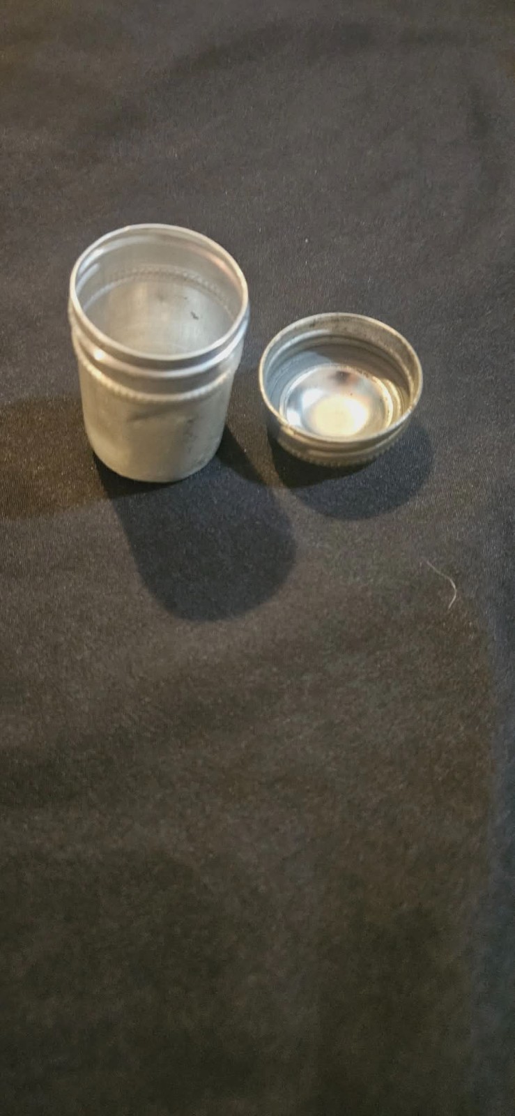 Vintage 35 MM film canister with screw off lid