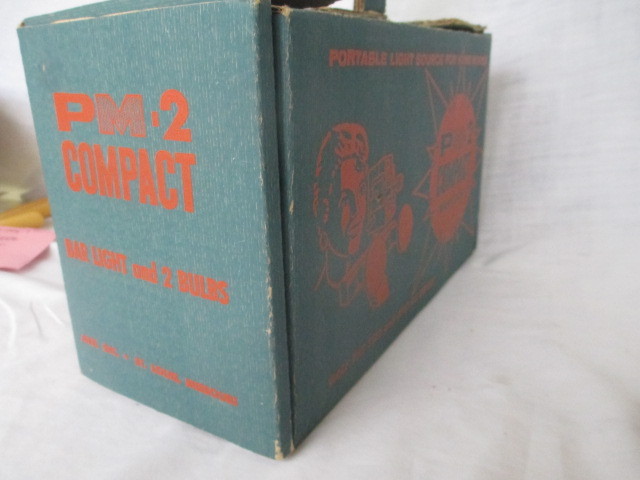 Vintage Photography Portable Light * Home Movies PM-2 Compact * Original Box