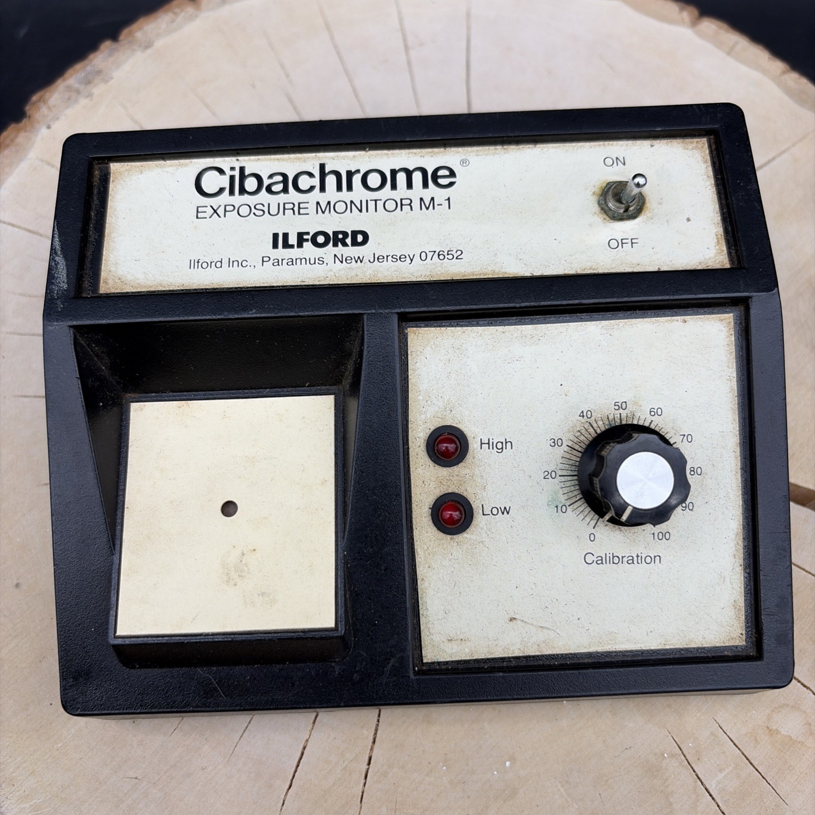 Vintage ILFORD Cibachrome Exposure Monitor M-3 Black & White Made In USA Powers