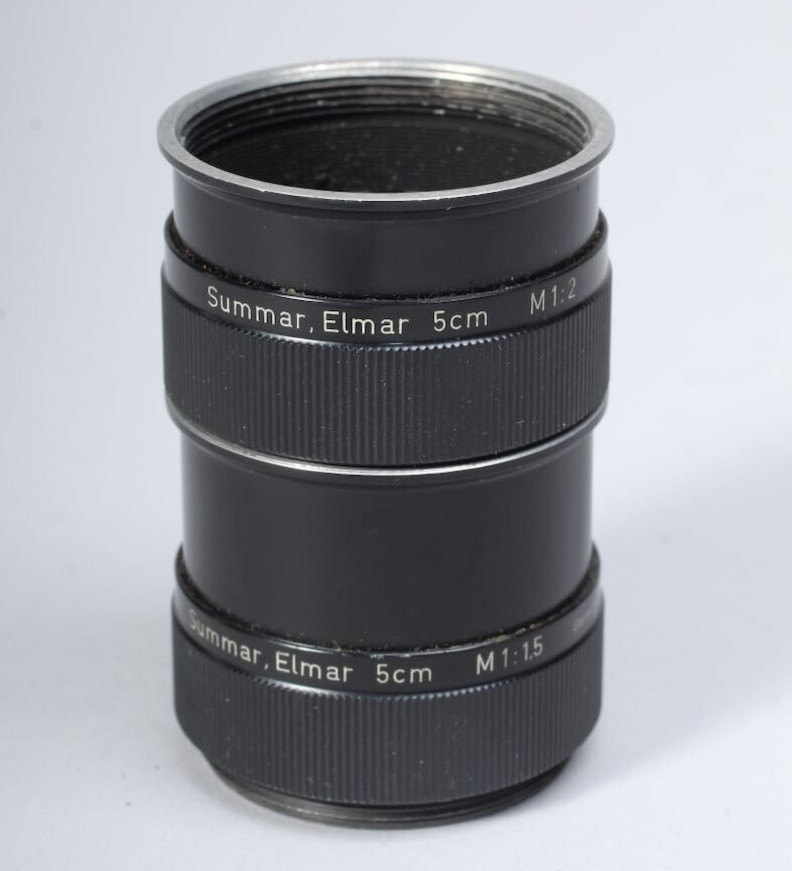 LEITZ 16520 BEHOO COPY STAND W EXTENSION TUBES FOR 5CM ELMAR & SUMMAR LEICA