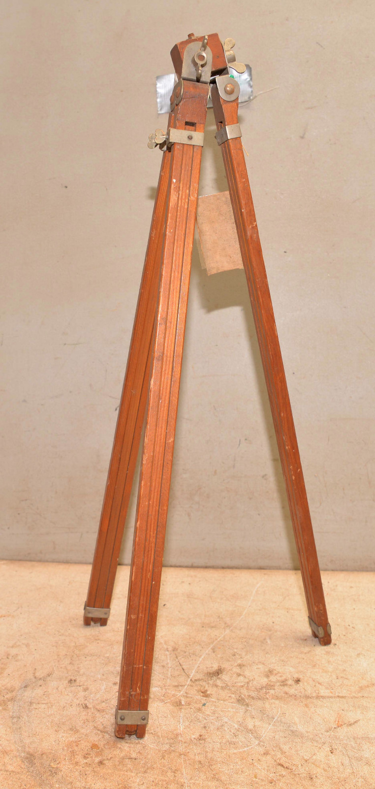 Rare camera tripod Promo Works made for Eastman Kodak wood brass collectible T4