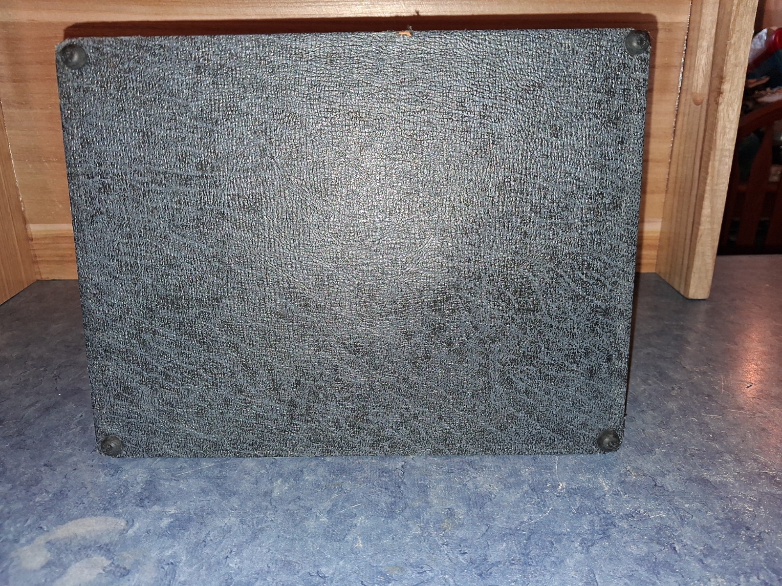 Vintage Faux Leather Carrying Case-Unknown What It Was Used For! 8.5″×9.5×7″