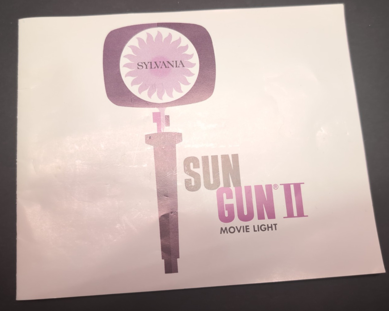 SYLVANIA SUN GUN II SG-55 Movie Lighting 1960s Vintage TESTED WORKS