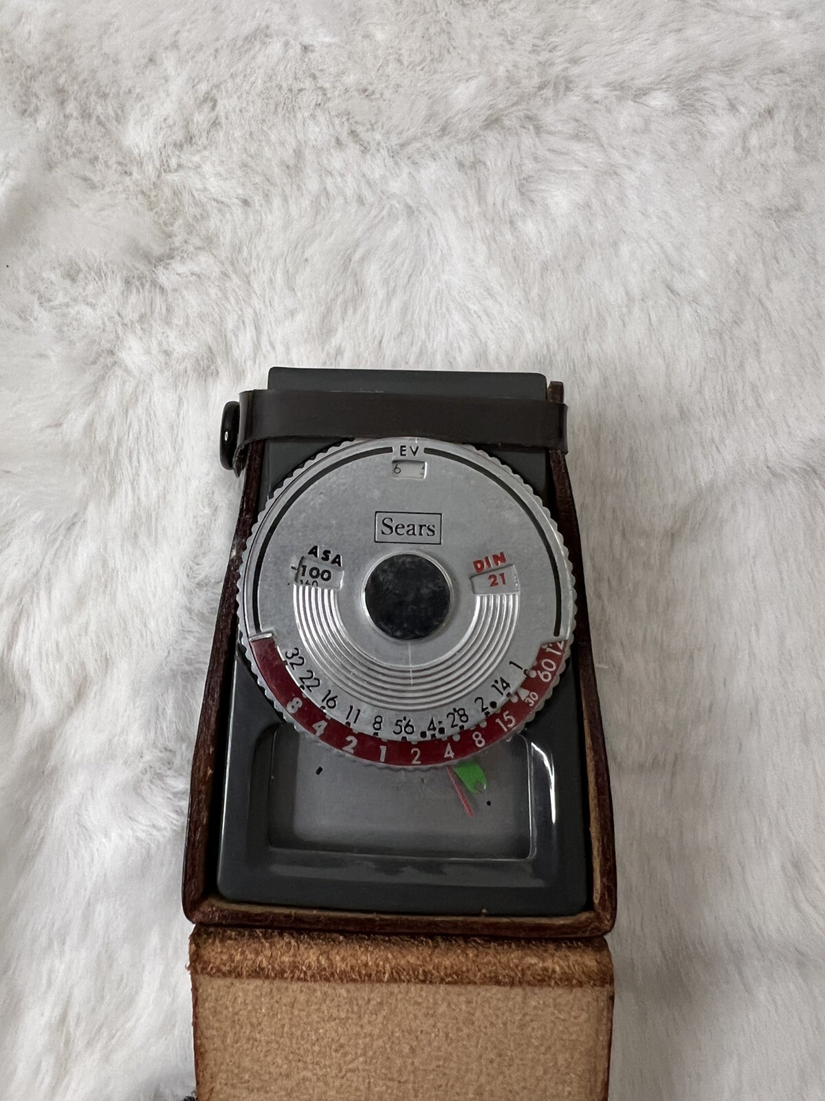 Vintage Sears Exposure Light Meter Box & Leather Case – Model 97A