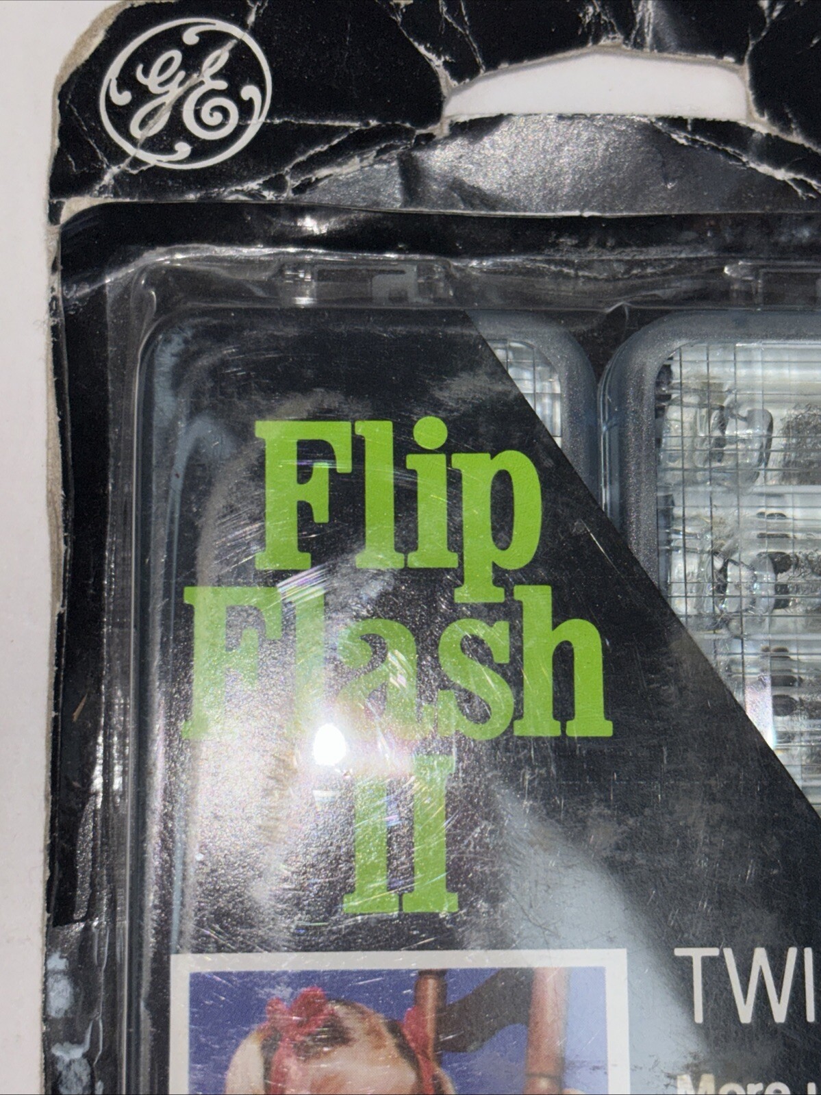Vintage GE Flip Flash II 2 Twin Pack Flash Packs for FlipFlash Camera