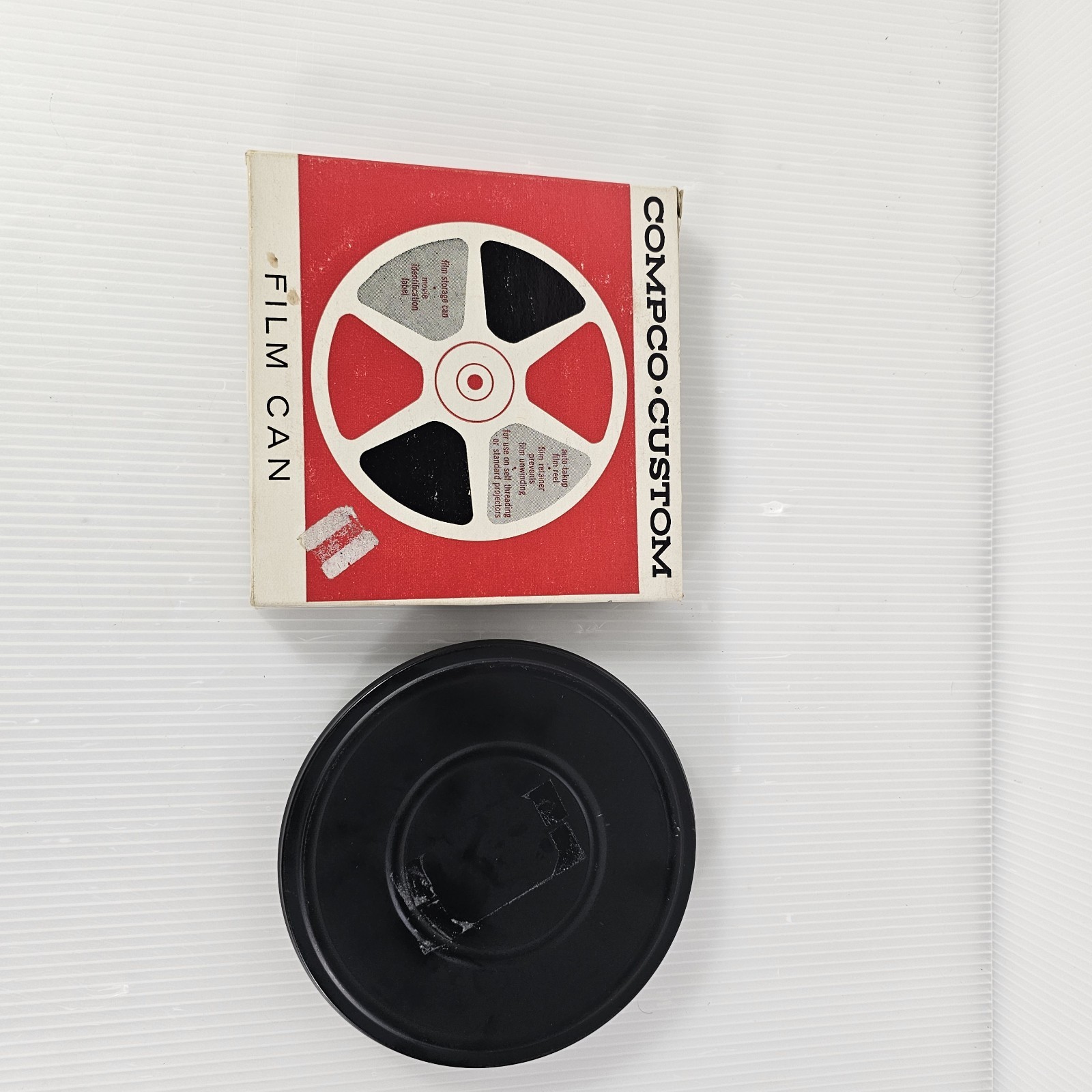 Vintage Compco Custom Film Can 8 mm Model 1374,Empty Can
