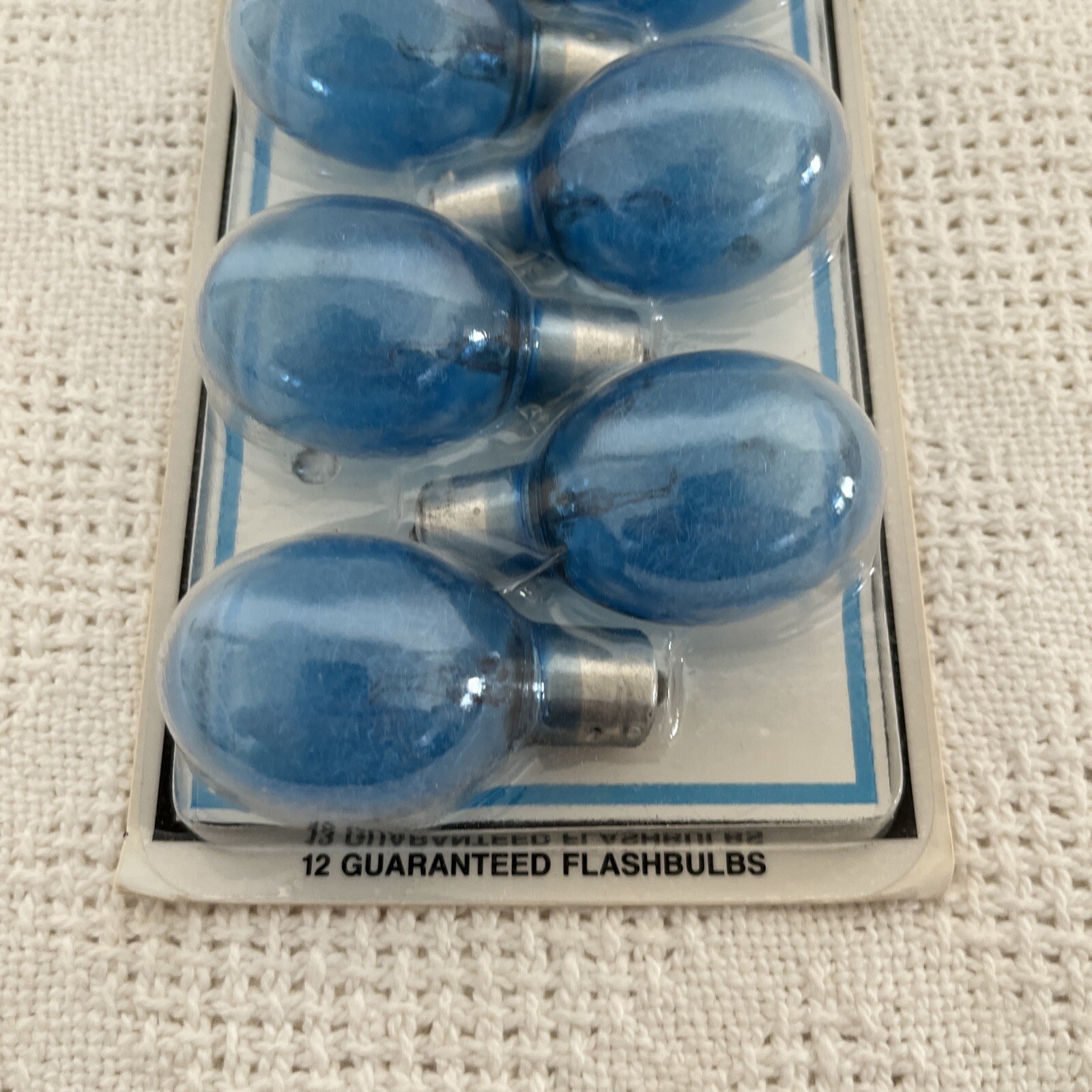 Vintage General Electric GE 5B Camera Flash Bulbs Blue NOS Pack Of 12