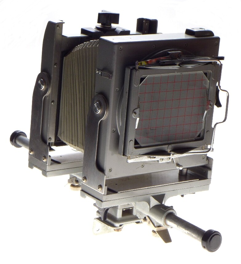 Calumet large format 4×5 cc400 monorail bellows camera schneider symmar-s