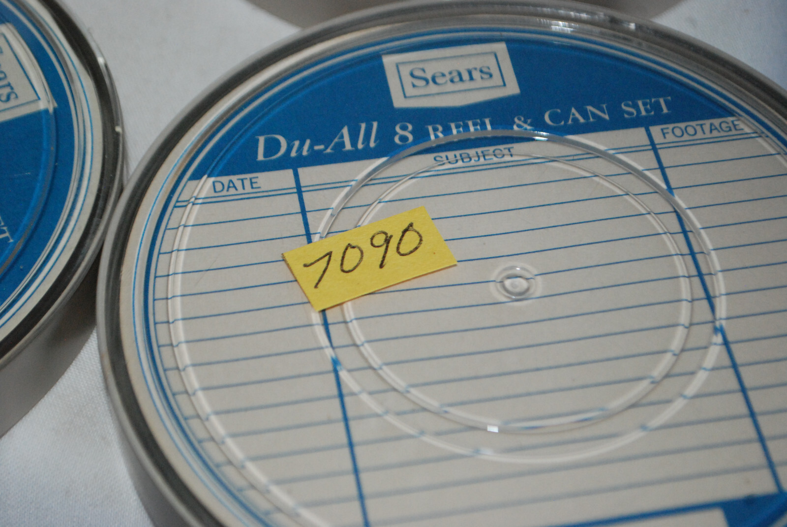 Vintage SEARS Du-All 8 Reel and Can Set PACK OF 3 New in Orig. Packaging NOS