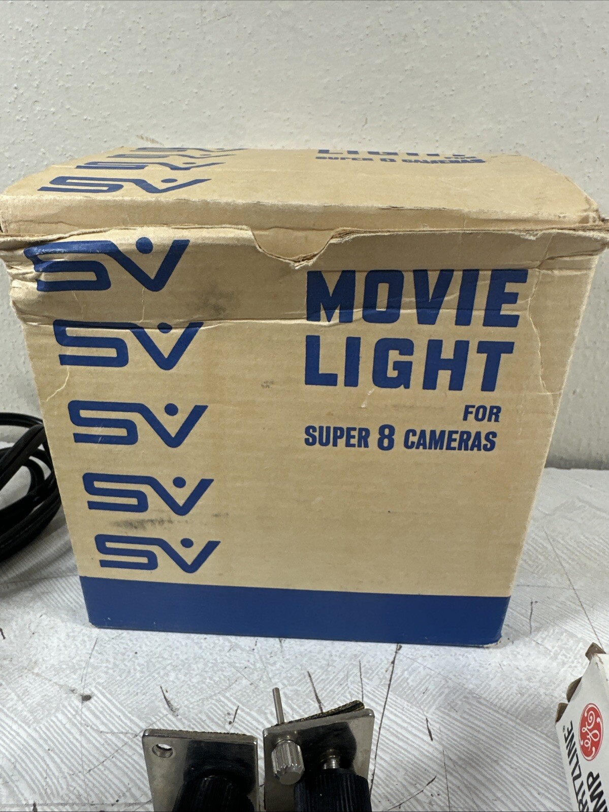 Movie Light for Super 8 Movie Cameras w/ Box SV Smith Victor Model S650 Vintage