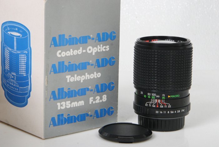 Albinar 135mm f2.8 lens, Pentax K Mount