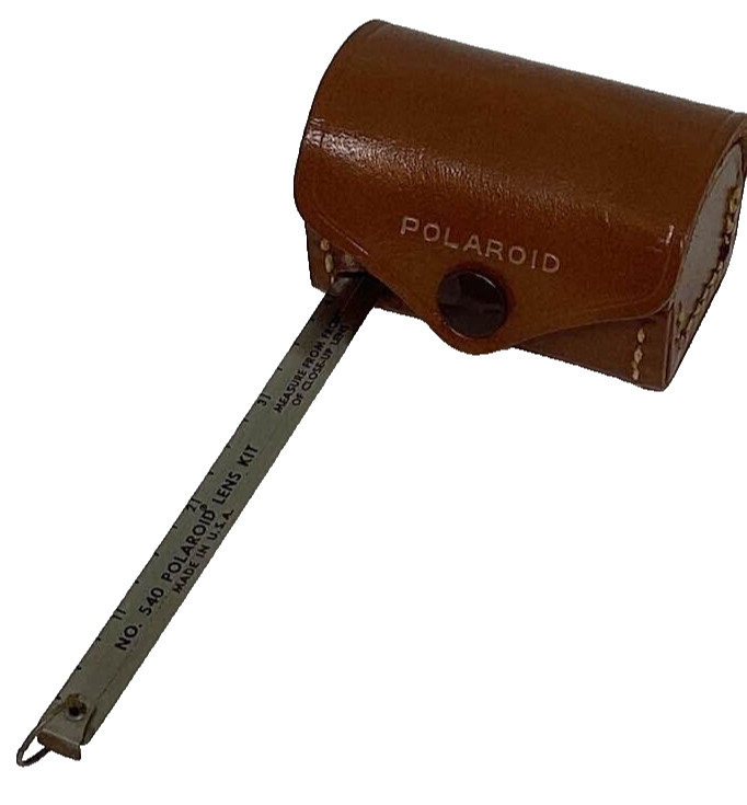 Polaroid Leather Case 309 Flash Gun 202 Close Up Lens 540 Sylvania Bulbs Lot VTG