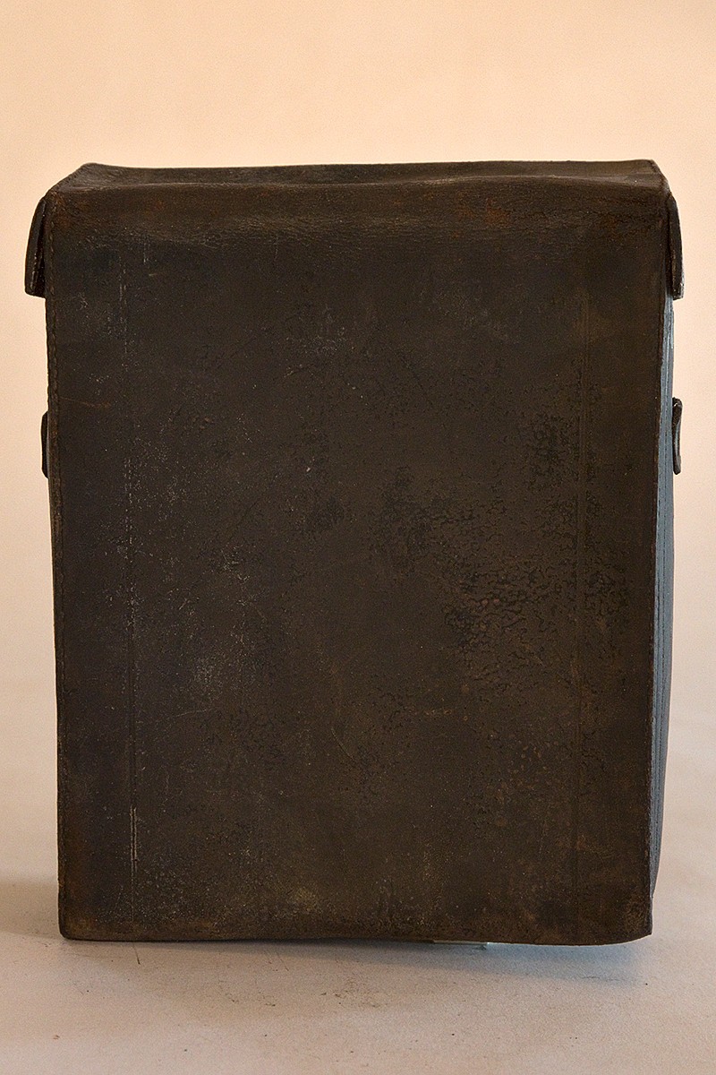 OLD Vintage Black Leather Camera Case 10X8X3.5 for View Camera…Kodak?