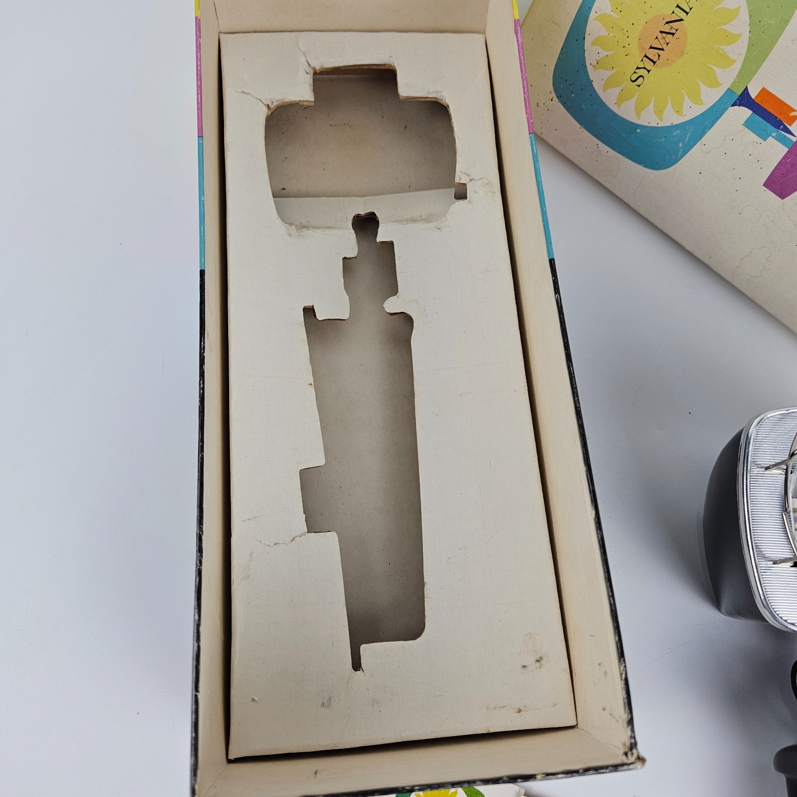 Vintage Sylvania Sun Gun II Movie Light SG-55 W/Original Box, Manual & Working