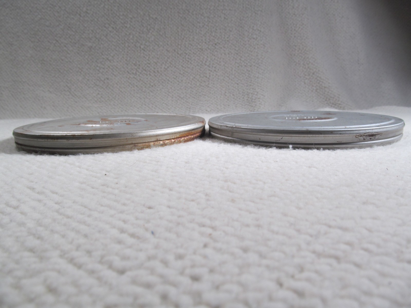 Vintage Metal Super 8mm Film Reel & Canister KENCO Burlington WI Steampunk