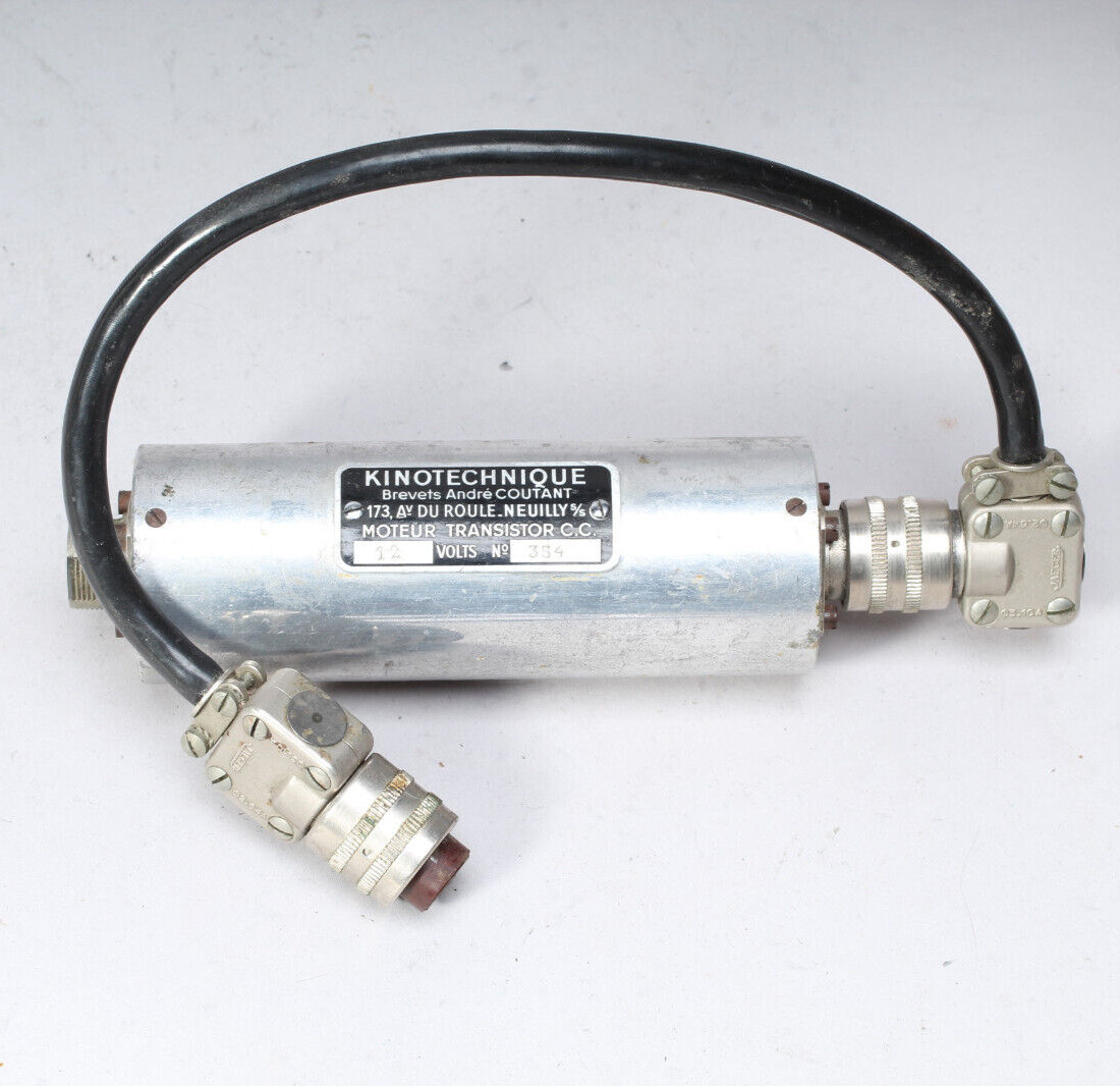 KINOTECHNIQUE 12V MOTOR TRANSISTOR W CABLE FOR CINE CAMERA ECLAIR ARRI ETC